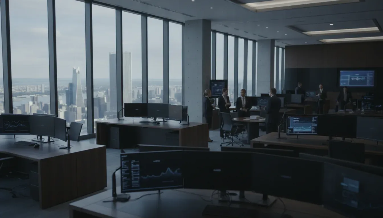 A premium executive operations setting